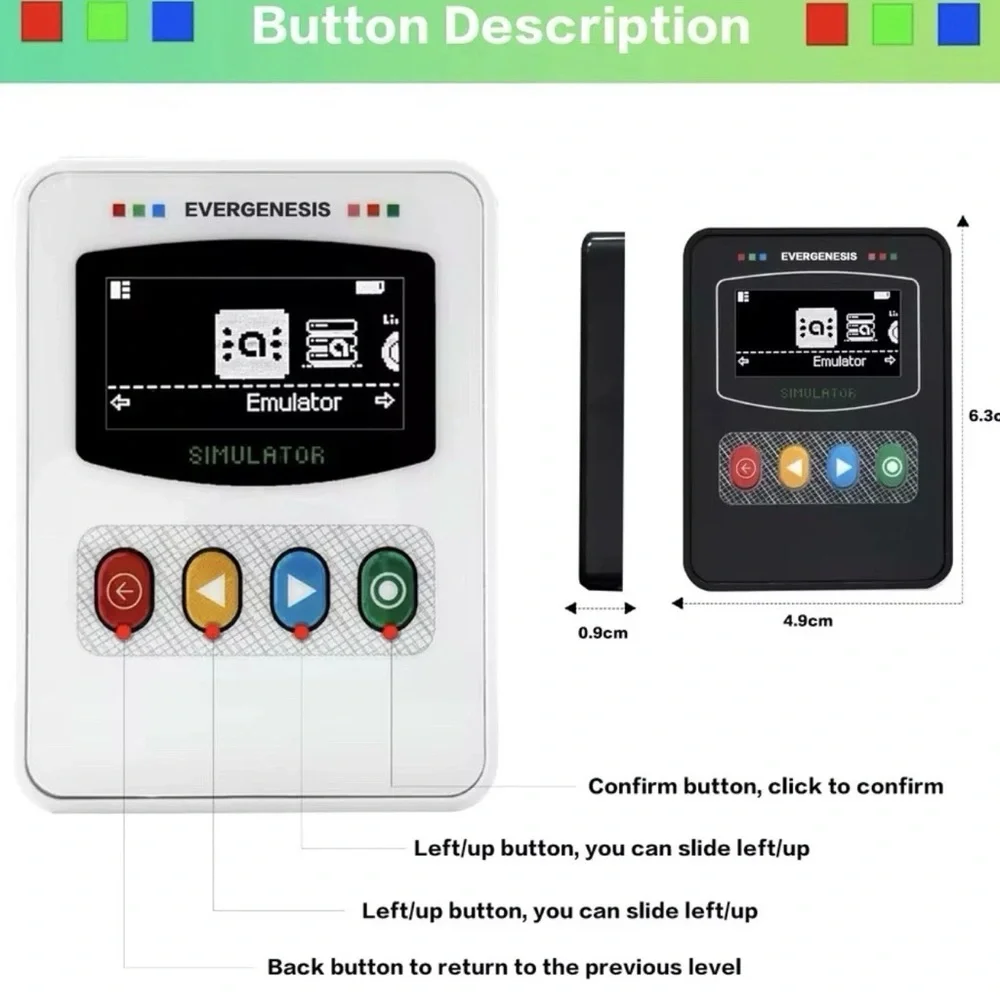 New Version Amiibo NFC HD OLED Bluetooth Emulator for Switch/3DS/Wii U Game